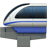 Monorail Emoji, Apple style