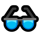 Glasses Emoji, Microsoft style