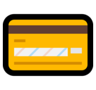 Credit Card Emoji, Microsoft style