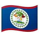 Flag: Belize Emoji, Microsoft style