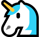 Unicorn Emoji, Microsoft style