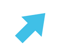 Up-Right Arrow Emoji, Google style