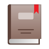 Closed Book Emoji, Google style