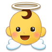 Baby Angel Emoji, Samsung style