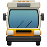 Oncoming Bus Emoji, Apple style