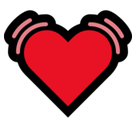 Beating Heart Emoji, Microsoft style