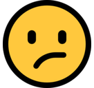Confused Face Emoji, Microsoft style