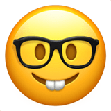 Nerd Emoji, Apple style