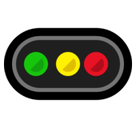 Horizontal Traffic Light Emoji, Microsoft style