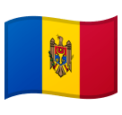 Flag: Moldova Emoji, Microsoft style