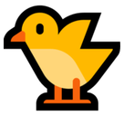 Baby Chick Emoji, Microsoft style