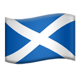 Flag: Scotland Emoji, Apple style