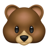 Bear Emoji, Apple style