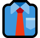 Necktie Emoji, Microsoft style