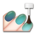 Nail Polish Emoji with Light Skin Tone, LG style