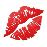 Lips Emoji, Apple style