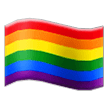 Rainbow Flag Emoji, Samsung style