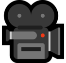 Movie Camera Emoji, Microsoft style