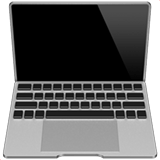 Laptop Computer Emoji, Apple style
