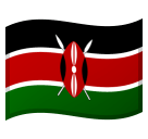 Flag: Kenya Emoji, Microsoft style