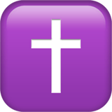Latin Cross Emoji, Apple style