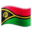 Flag: Vanuatu Emoji, Samsung style