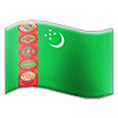 Flag: Turkmenistan Emoji, Samsung style