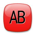 Ab Button (Blood Type) Emoji, LG style