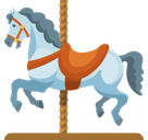 Carousel Horse Emoji, Facebook style