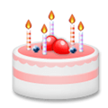 Birthday Cake Emoji, LG style