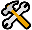 Hammer and Wrench Emoji, Microsoft style