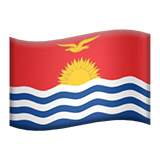Flag: Kiribati Emoji, Apple style