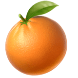 Orange Emoji, Apple style
