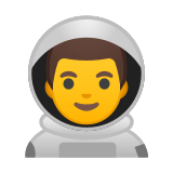 Man Astronaut Emoji, Google style