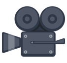 Movie Camera Emoji, Facebook style