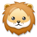 Lion Face Emoji, LG style