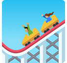 Roller Coaster Emoji, Facebook style
