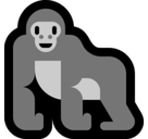 Gorilla Emoji, Microsoft style
