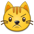 😾 - Pouting Cat Face or Grumpy cat Emoji 📖 Emoji Meaning ✂ Copy & 📋  Paste (◕‿◕) SYMBL