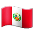 Flag: Peru Emoji, Samsung style