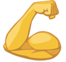 Muscle Emoji, Facebook style