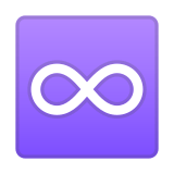 Infinity Emoji, Google style