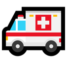 Ambulance Emoji, Microsoft style