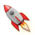 Rocket Emoji, LG style