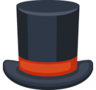 Top Hat Emoji, Facebook style