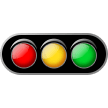 Horizontal Traffic Light Emoji, Samsung style