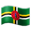 Flag: Dominica Emoji, Samsung style