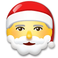 Santa Claus Emoji, LG style