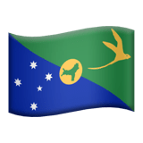 Flag: Christmas Island Emoji, Apple style