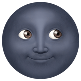 Moon Emoji, Apple style
